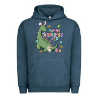Pigment Midnight Navy bunny saurus rex Urban Hoodie - MaliasSmallBusiness