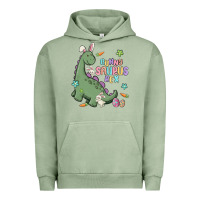Pigment Oil Green bunny saurus rex Urban Hoodie - MaliasSmallBusiness