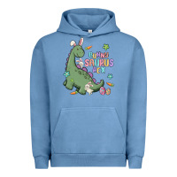 Pigment Pebble Blue bunny saurus rex Urban Hoodie - MaliasSmallBusiness