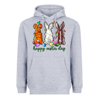 Heather Grey happy easter day with sports Heavyweight Hoodie - Neo Western