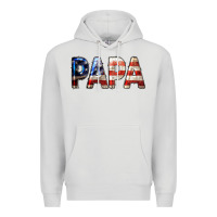 Dove Grey American Papa Premium Hoodie - LillyAllenDesigns