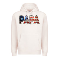 Pale Pink American Papa Premium Hoodie - LillyAllenDesigns