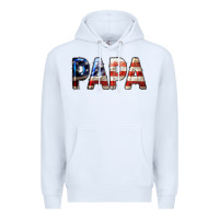 White American Papa Premium Hoodie - LillyAllenDesigns