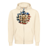 Sandshell usa sunflower billie wilder Zipper Hoodie - texasbilliewilder