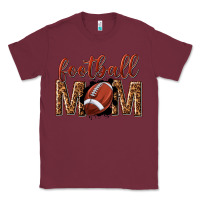Burgundy football mom Classic Tee - texasbilliewilder