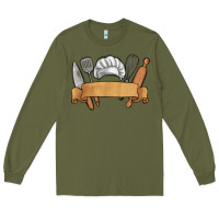 Army Green customized chef tools Long Sleeve Tee - MaliasSmallBusiness