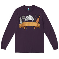 Plum customized chef tools Long Sleeve Tee - MaliasSmallBusiness
