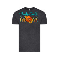 Vintage Black western leopard camouflage sunflowers glitter mom basketball Vintage Tee - Artiststas