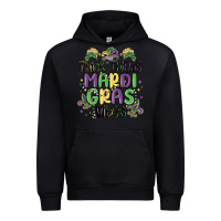 Black thick thighs mardi gras vibes Urban Hoodie - MaliasSmallBusiness
