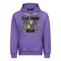 Tulip thick thighs mardi gras vibes Urban Hoodie - MaliasSmallBusiness