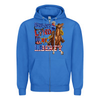 True Royal western sweet land of liberty 4th july billie wilder Zipper Hoodie - texasbilliewilder