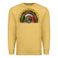 Antique Gold mexico sunflower rainbow Premium Sweatshirt - HRA Design Shop