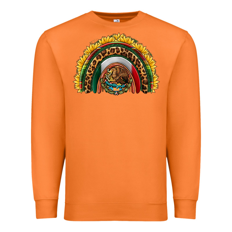 Mexico Sunflower Rainbow Premium Sweatshirt by HRA Design Shop | Teevron