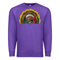Purple mexico sunflower rainbow Premium Sweatshirt - HRA Design Shop