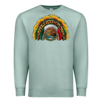 Seafoam mexico sunflower rainbow Premium Sweatshirt - HRA Design Shop