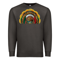 Smoke mexico sunflower rainbow Premium Sweatshirt - HRA Design Shop