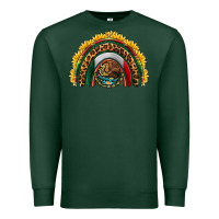 Sports Green mexico sunflower rainbow Premium Sweatshirt - HRA Design Shop