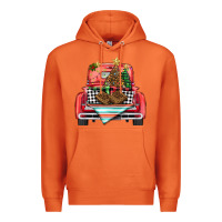 Carrot Christmas truck Premium Hoodie - BarkalooDesign