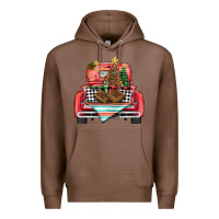 Chestnut Christmas truck Premium Hoodie - BarkalooDesign