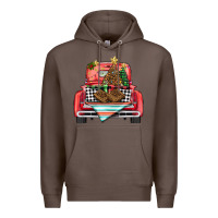 Coffee Christmas truck Premium Hoodie - BarkalooDesign