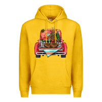 Lemon Christmas truck Premium Hoodie - BarkalooDesign