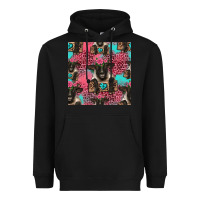 Black black sheep seamless pattern Heavyweight Hoodie - HRA Design Shop