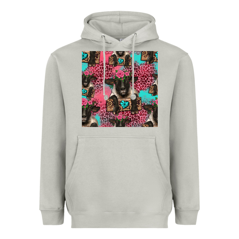 Black Sheep Seamless Pattern Heavyweight Hoodie by HRA Design Shop | Teevron