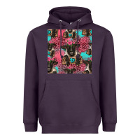 Plum black sheep seamless pattern Heavyweight Hoodie - HRA Design Shop