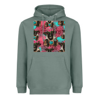 Sage black sheep seamless pattern Heavyweight Hoodie - HRA Design Shop