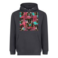 Smoke black sheep seamless pattern Heavyweight Hoodie - HRA Design Shop