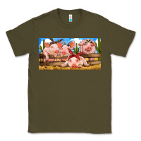 Army Green Pig Farm Classic Tee - RanaPortraitStore