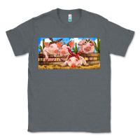 Charcoal Heather Pig Farm Classic Tee - RanaPortraitStore