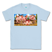 Dusty Blue Pig Farm Classic Tee - RanaPortraitStore
