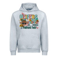 Heather Grey heifers be trippin' Urban Hoodie - MaliasSmallBusiness