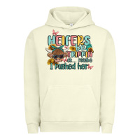Pigment Pistachio heifers be trippin' Urban Hoodie - MaliasSmallBusiness