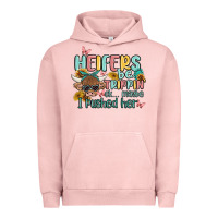 Pigment Salmon heifers be trippin' Urban Hoodie - MaliasSmallBusiness