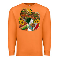 Carrot mexico heart and sunflower Premium Sweatshirt - HRA Design Shop