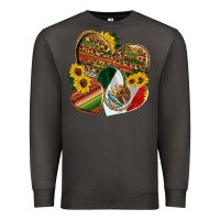 Mexico Heart And Sunflower Premium Sweatshirt | Teevron