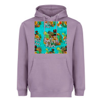 Lavender salty vibes seamless pattern Heavyweight Hoodie - HRA Design Shop