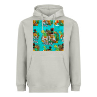 Moon Dust salty vibes seamless pattern Heavyweight Hoodie - HRA Design Shop