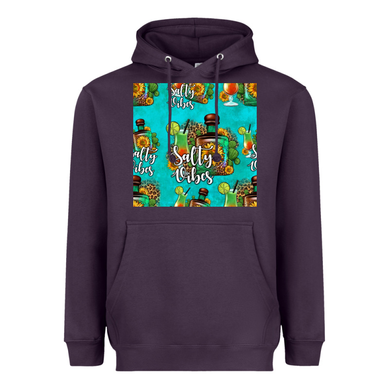 Salty Vibes Seamless Pattern Heavyweight Hoodie by HRA Design Shop | Teevron