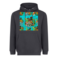 Smoke salty vibes seamless pattern Heavyweight Hoodie - HRA Design Shop