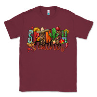 Burgundy spanish teacher Classic Tee - Zillion Design Studio