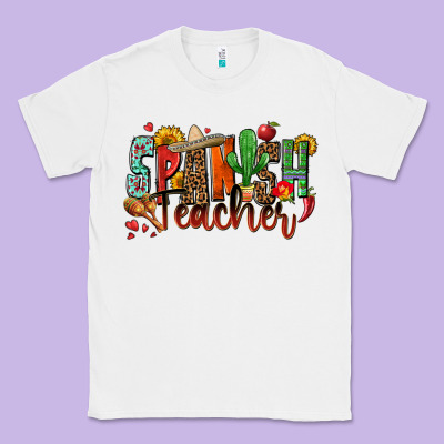 Spanish Teacher Classic Tee Designed By Zillion Design Studio