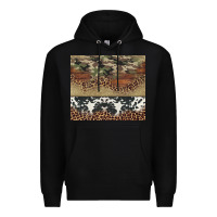 Black cowhide leopard camouflage Premium Hoodie - Jasminsmagicworld