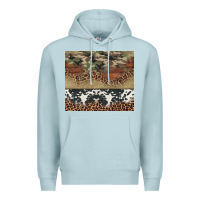 Blue Mist cowhide leopard camouflage Premium Hoodie - Jasminsmagicworld