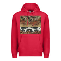 Cardinal cowhide leopard camouflage Premium Hoodie - Jasminsmagicworld