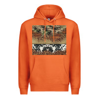 Carrot cowhide leopard camouflage Premium Hoodie - Jasminsmagicworld