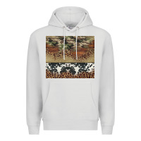Dove Grey cowhide leopard camouflage Premium Hoodie - Jasminsmagicworld