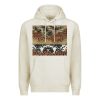 Oatmeal Heather cowhide leopard camouflage Premium Hoodie - Jasminsmagicworld